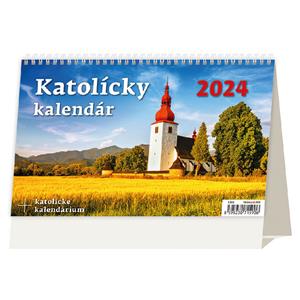 Kalendarz biurkowy 2024 - Katolicki