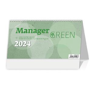 Kalendarz biurkowy 2024 - Menager Green