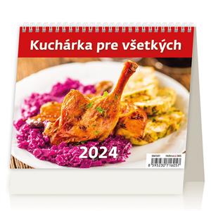 Kalendarz biurkowy 2024 - MiniMax Książka kucharska dla każdego
