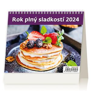 Kalendarz biurkowy 2024 - MiniMax Rok pełen słodyczy
