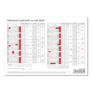 Kalendarz biurkowy 2024 - Planer karta
