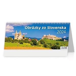 Kalendarz biurkowy 2024 - Zdjęcia ze Słowacji