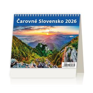 Kalendarz biurkowy 2026 MiniMax - Magiczna Słowacja
