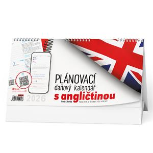 Kalendarz biurkowy 2026 Planowanie Kalendarz podatkowy z językiem angielskim
