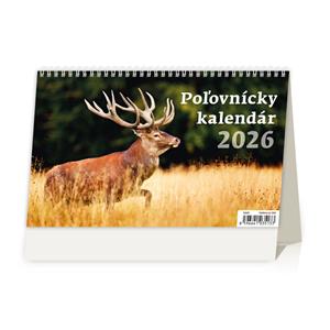 Kalendarz biurkowy 2026 - Polowanie