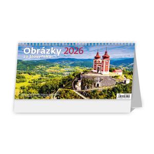 Kalendarz biurkowy 2026 - Zdjęcia ze Słowacji
