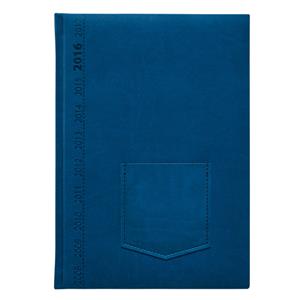 Kalendarz książkowy Amon 2016 dzienny A5 - niebieski