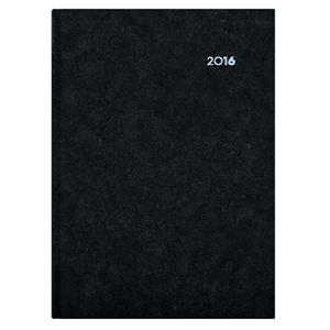 Kalendarz książkowy Balacron dzienny A5 2016 - czarny