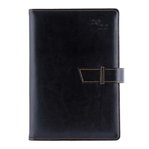 Kalendarz książkowy BELT tygodniowy B6 2022 CZ/SK - czarny/brązowy