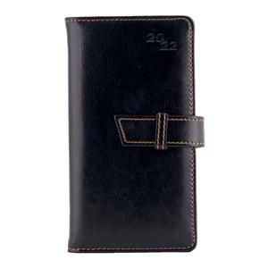 Kalendarz książkowy BELT tygodniowy kieszonkowy 2022 słowacki?? - brązowy/beżowy