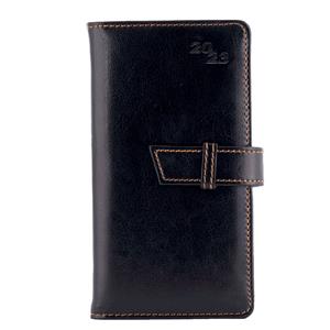 Kalendarz książkowy BELT tygodniowy kieszonkowy 2023 słowacki?? - brązowy/beżowy