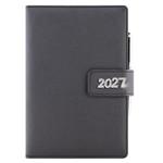 Kalendarz książkowy BRILIANT tygodniowy A5 2027 polski - czarny