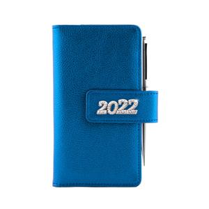 Kalendarz książkowy BRILIANT tygodniowy kieszonkowy 2022 słowacki?? - granatowy