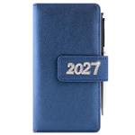 Kalendarz książkowy BRILIANT tygodniowy kieszonkowy 2027 polski - granatowy