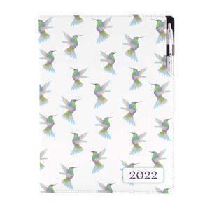 Kalendarz książkowy DESIGN dzienny A4 2022 - Koliber