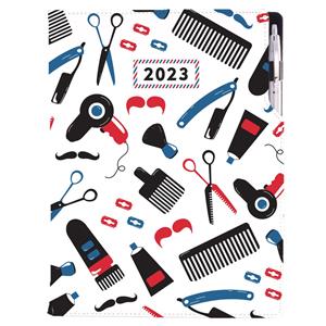 Kalendarz książkowy DESIGN dzienny A4 2023 polski - Barber