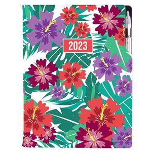 Kalendarz książkowy DESIGN dzienny A4 2023 - Tropic