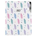 Kalendarz książkowy DESIGN dzienny A4 2027 polski - Biedronka 