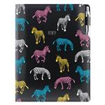 Kalendarz książkowy DESIGN dzienny A4 2027 polski - czarny - Zebra
