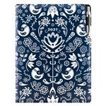 Kalendarz książkowy DESIGN dzienny A4 2027 polski - granatowy - Folk