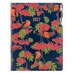 Kalendarz książkowy DESIGN dzienny A4 2027 polski - granatowy - Gil