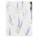 Kalendarz książkowy DESIGN dzienny A4 2027 polski - Lawenda