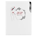 Kalendarz książkowy DESIGN dzienny A4 2027 polski - Nails