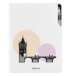 Kalendarz książkowy DESIGN dzienny A4 2027 polski - Praga