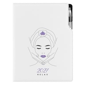 Kalendarz książkowy DESIGN dzienny A4 2027 polski - Relax