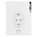 Kalendarz książkowy DESIGN dzienny A4 2027 polski - Relax