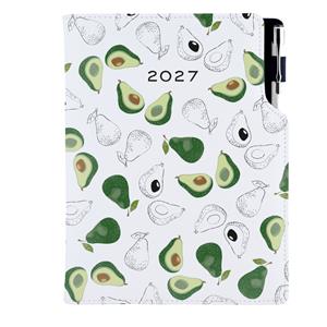 Kalendarz książkowy DESIGN dzienny A5 2027 polski - Awokado