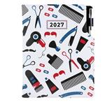 Kalendarz książkowy DESIGN dzienny A5 2027 polski -Barber