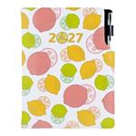 Kalendarz książkowy DESIGN dzienny A5 2027 polski - Cytryna 