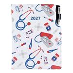 Kalendarz książkowy DESIGN dzienny A5 2027 polski - Lekarz