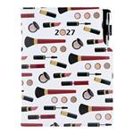 Kalendarz książkowy DESIGN dzienny A5 2027 polski - Make up 