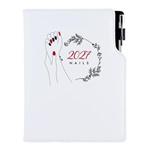 Kalendarz książkowy DESIGN dzienny A5 2027 polski - Nails