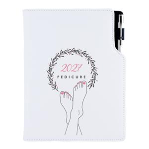 Kalendarz książkowy DESIGN dzienny A5 2027 polski - Pedicure