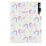 Kalendarz książkowy DESIGN dzienny A5 2027 polski - Unicorn