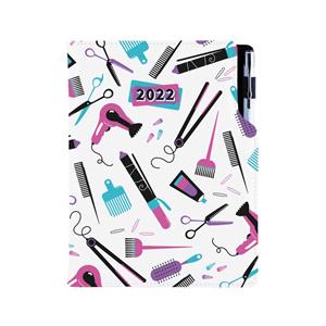 Kalendarz książkowy DESIGN dzienny B6 2022 - Hairdresser