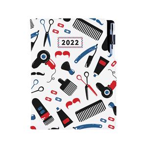Kalendarz książkowy DESIGN dzienny B6 2022 polski - Barber