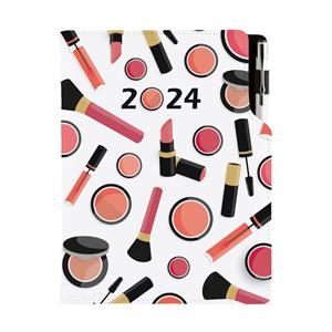 Kalendarz książkowy DESIGN dzienny B6 2024 polski - Make up