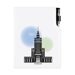 Kalendarz książkowy DESIGN dzienny B6 2024 polski - Warszawa