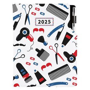 Kalendarz książkowy DESIGN dzienny B6 2025 polski - Barber