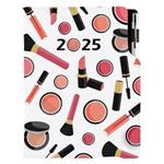 Kalendarz książkowy DESIGN dzienny B6 2025 polski - Make up