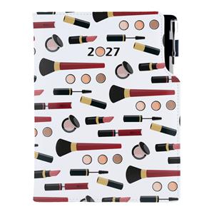 Kalendarz książkowy DESIGN dzienny B6 2027 polski - Make up