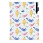 Kalendarz książkowy DESIGN dzienny B6 2027 polski - Ptaki