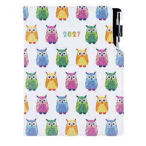 Kalendarz książkowy DESIGN dzienny B6 2027 polski - Sowa