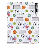 Kalendarz książkowy DESIGN dzienny B6 2027 polski - Sport 