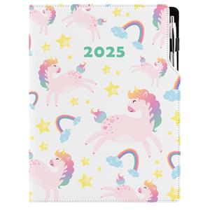 Kalendarz książkowy DESIGN tygodniowy A4 2025 polski - Unicorn