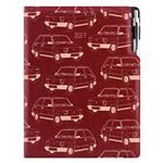 Kalendarz książkowy DESIGN tygodniowy A4 2027 polski - bordo - Maluch